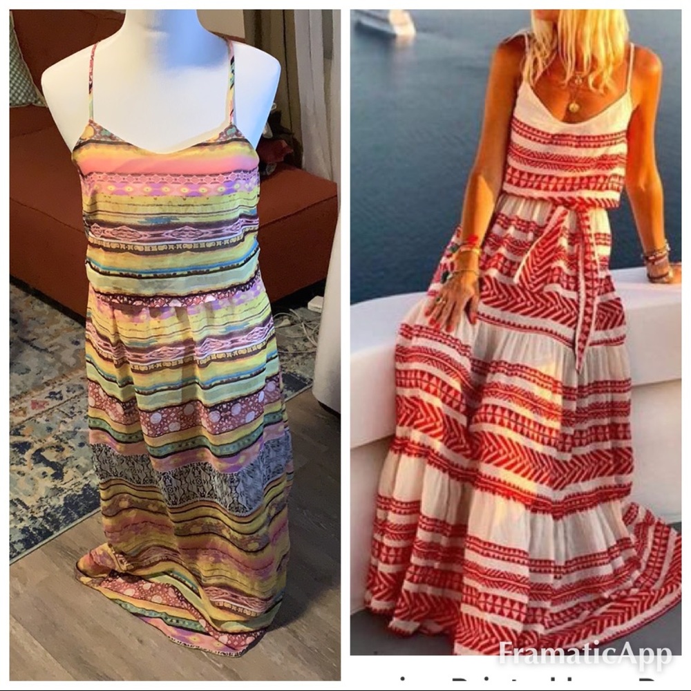 Cute long summer dress